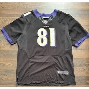Rare Find Nike Anquan Boldin Ravens On Field Authentic Jersey Sz 52 Mens